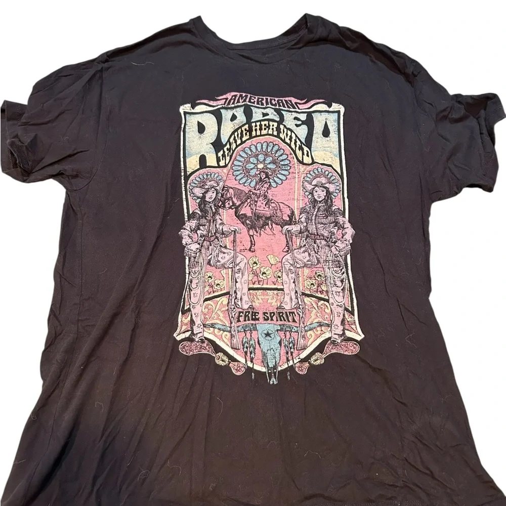 American Rebel Black Graphic Tee - Picture 1 of 4